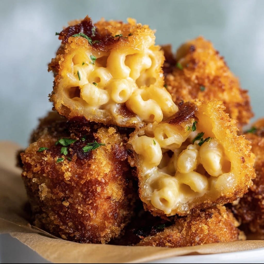 Crispy Fried Mac & Cheese 2 Crispy Fried Mac & Cheese