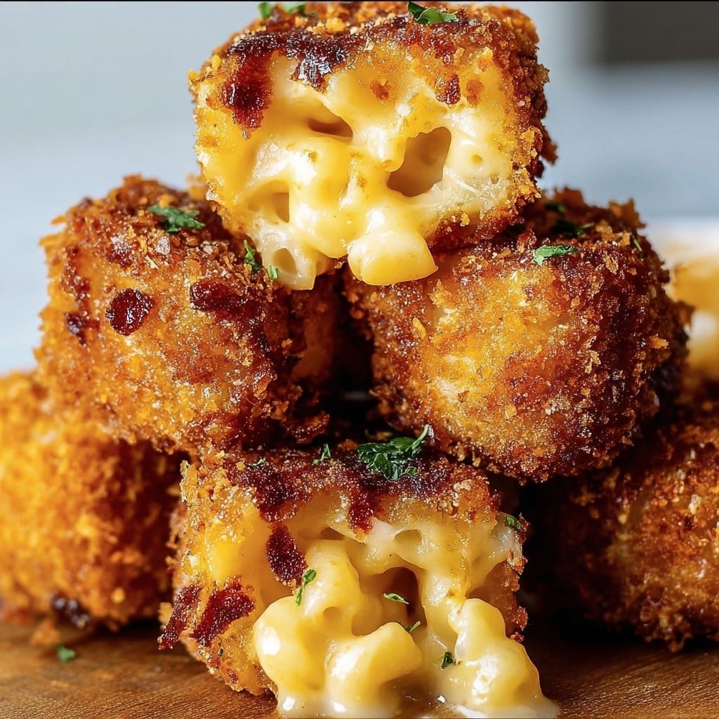 Crispy Fried Mac & Cheese 1 Crispy Fried Mac & Cheese