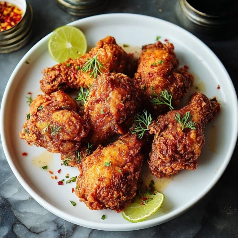 Crispy Spicy Buttermilk Fried Chicken