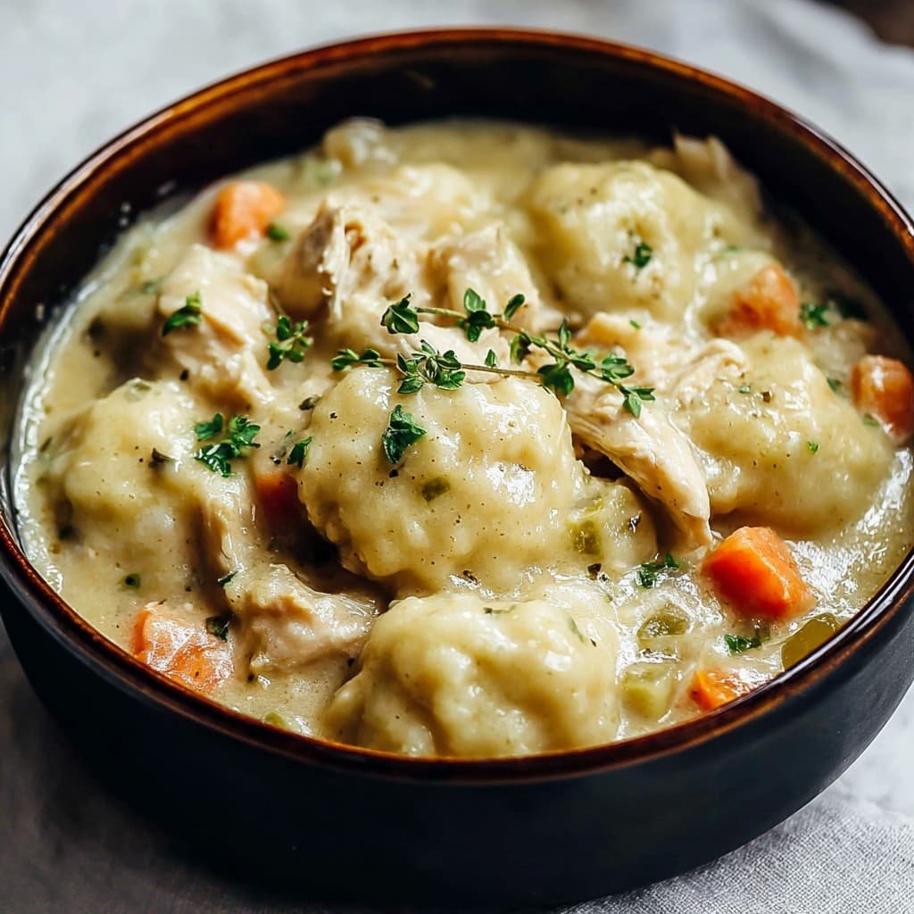 Crockpot Chicken and Dumplings
