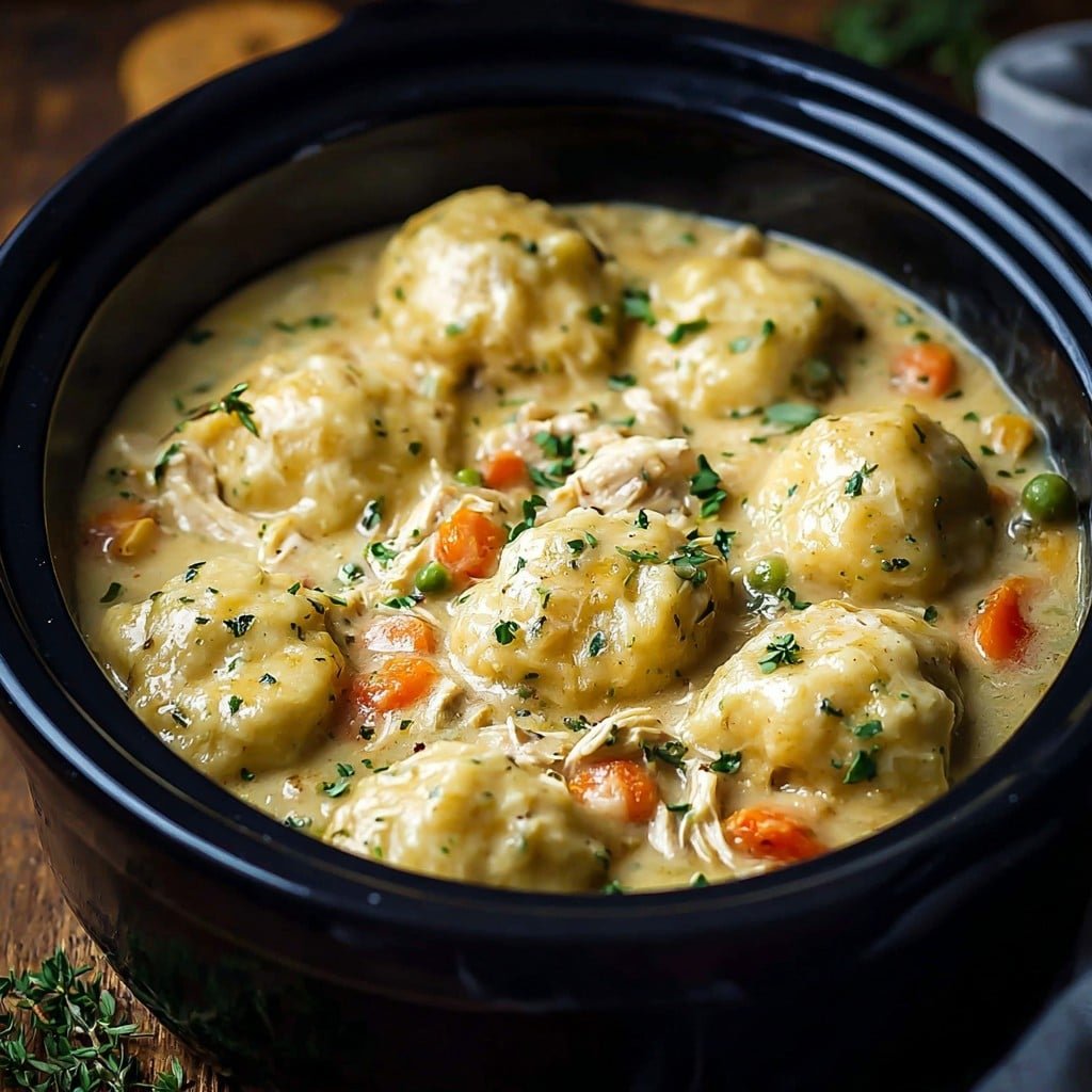 Crockpot Chicken and Dumplings 1 Crockpot Chicken and Dumplings