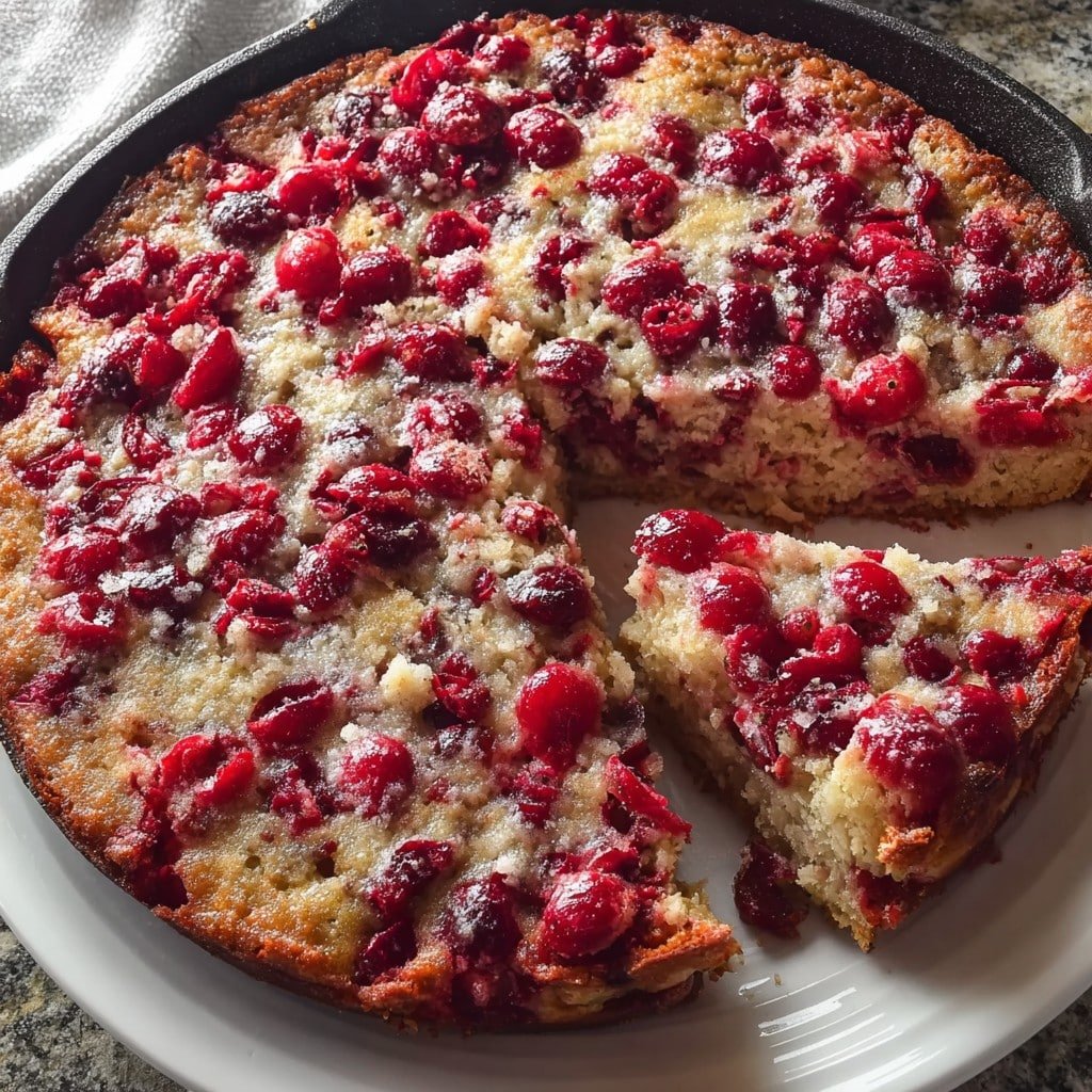 Crustless Cranberry Pie 1 Crustless Cranberry Pie