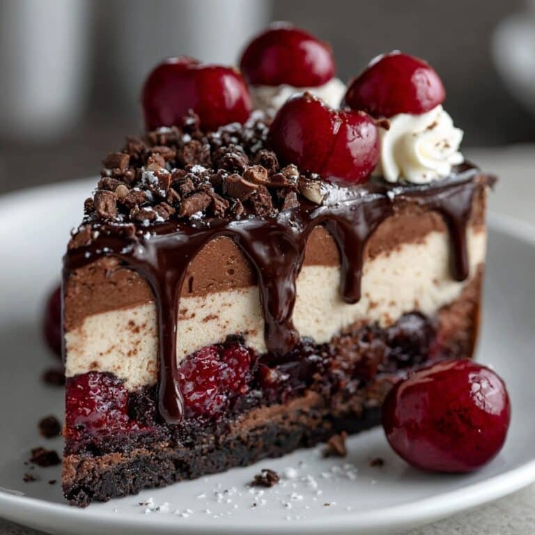 Decadent Black Forest Cheesecake Symphony
