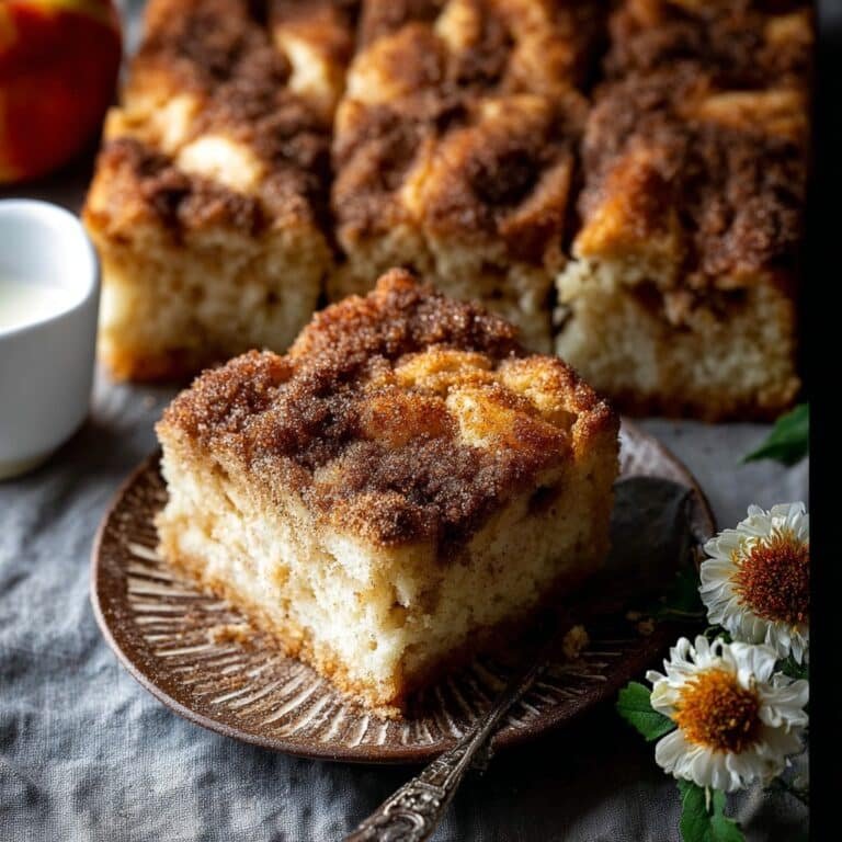 Easy Cinnamon Sugar Apple Cake Recipe