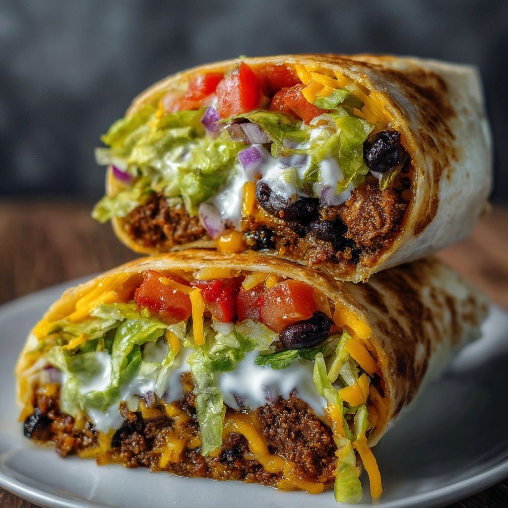 Easy Homemade 7 Layer Burrito Recipe 1 Easy Homemade 7 Layer Burrito Recipe