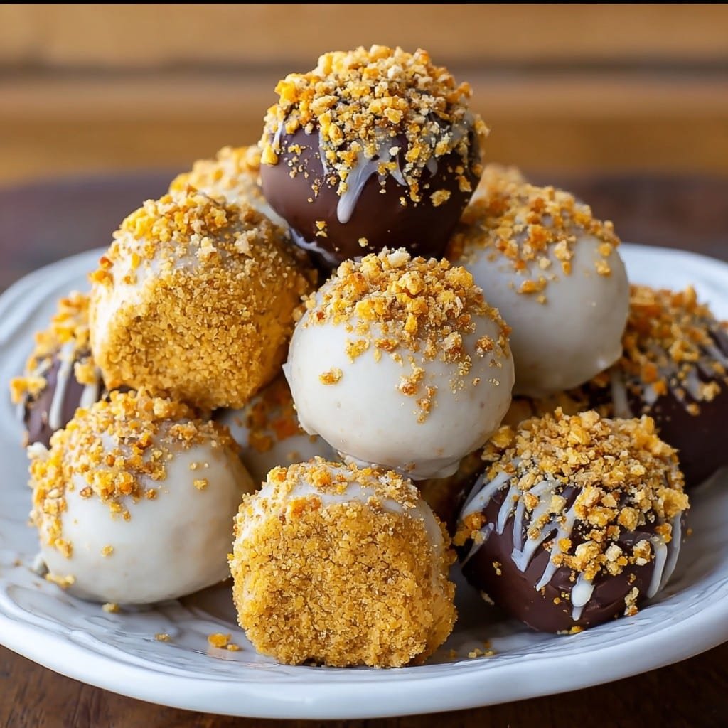 Easy No Bake Pumpkin Cheesecake Balls Recipe 1 Easy No Bake Pumpkin Cheesecake Balls Recipe