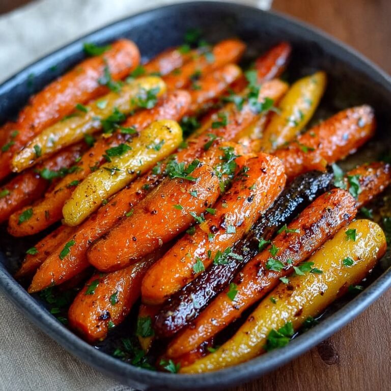 Easy Roasted Honey Glazed Carrots