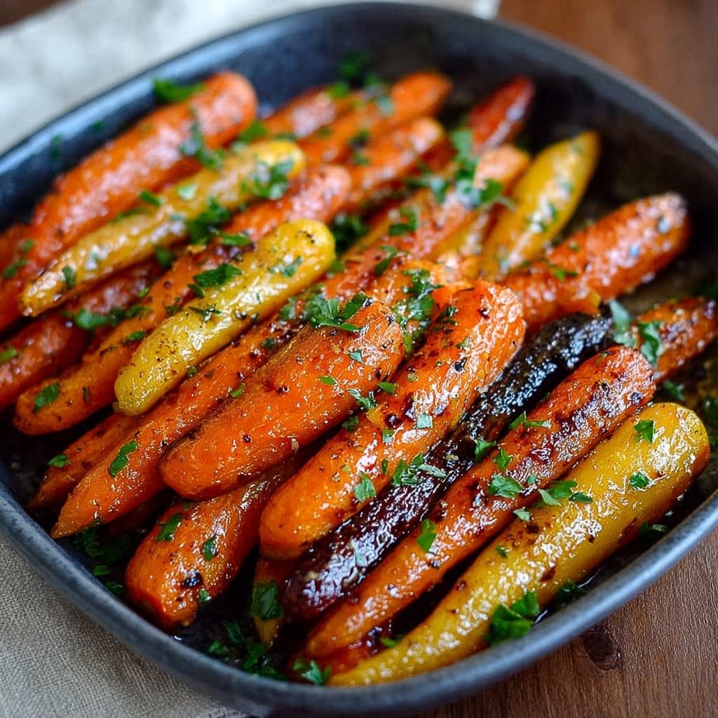 Easy Roasted Honey Glazed Carrots 2 Easy Roasted Honey Glazed Carrots