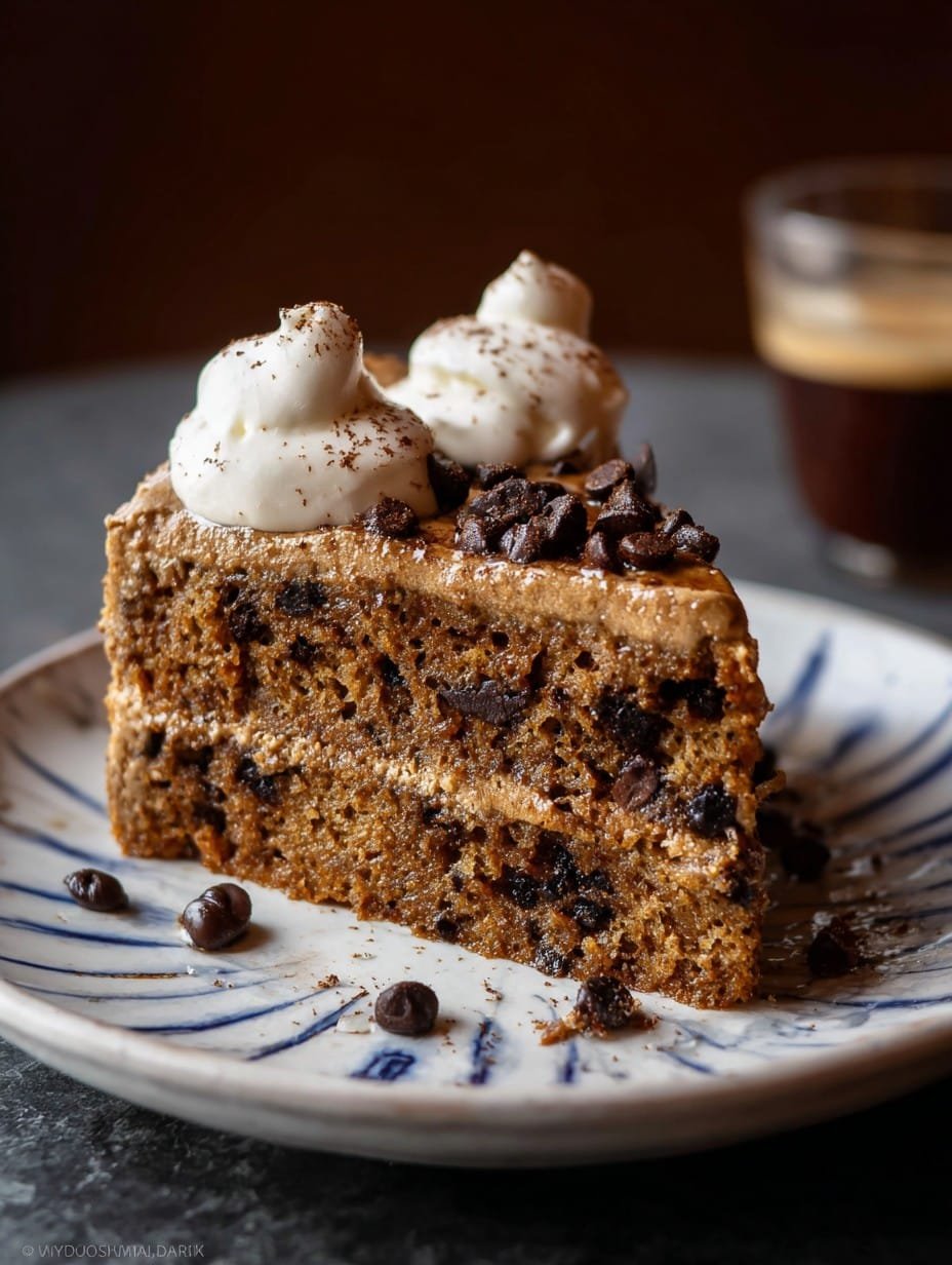 Espresso Chocolate Chip Cake 2 Espresso Chocolate Chip Cake