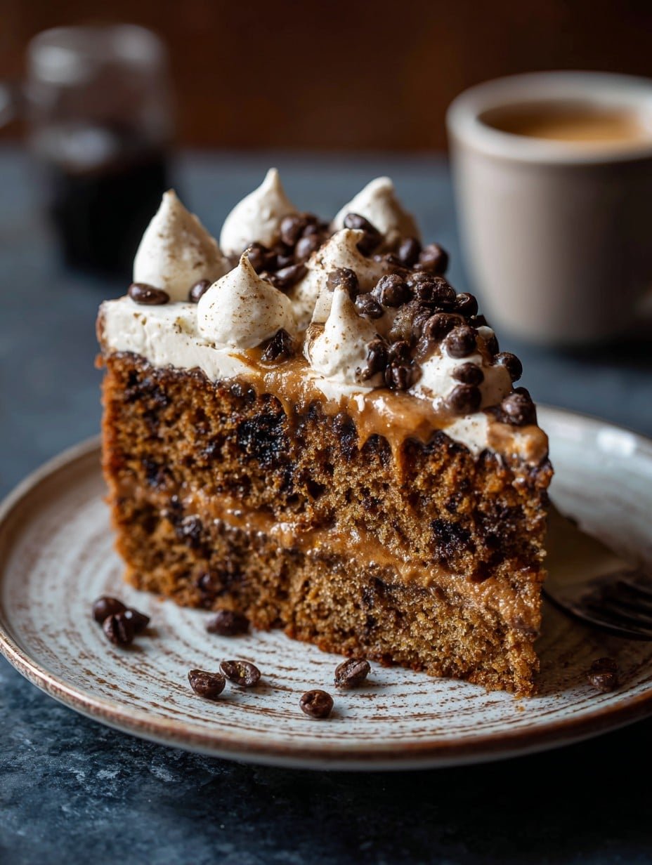 Espresso Chocolate Chip Cake 1 Espresso Chocolate Chip Cake