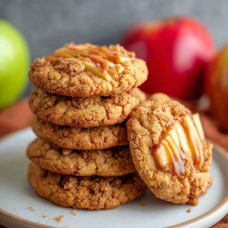 Fall Apple Crumb Cookies