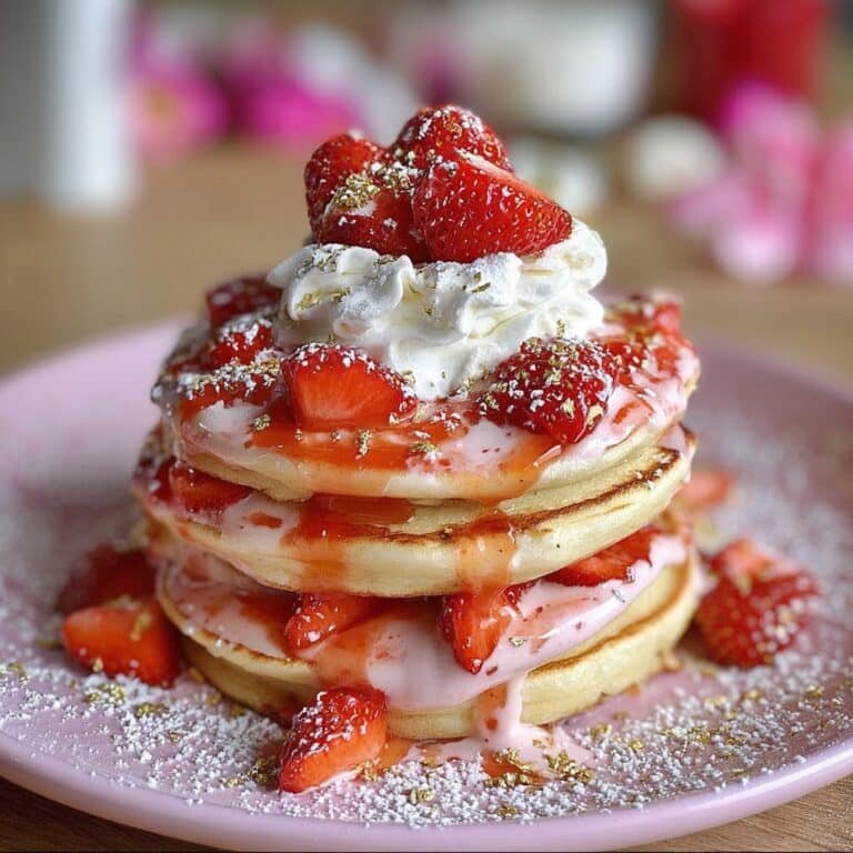 Fluffy Strawberry Bliss Pancakes 4 Fluffy Strawberry Bliss Pancakes