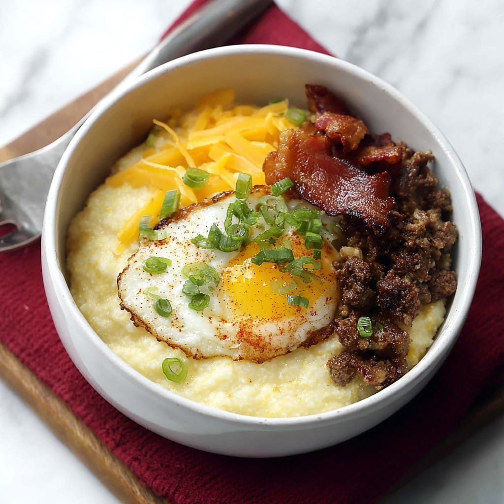 Grits Breakfast Bowl 1 Grits Breakfast Bowl