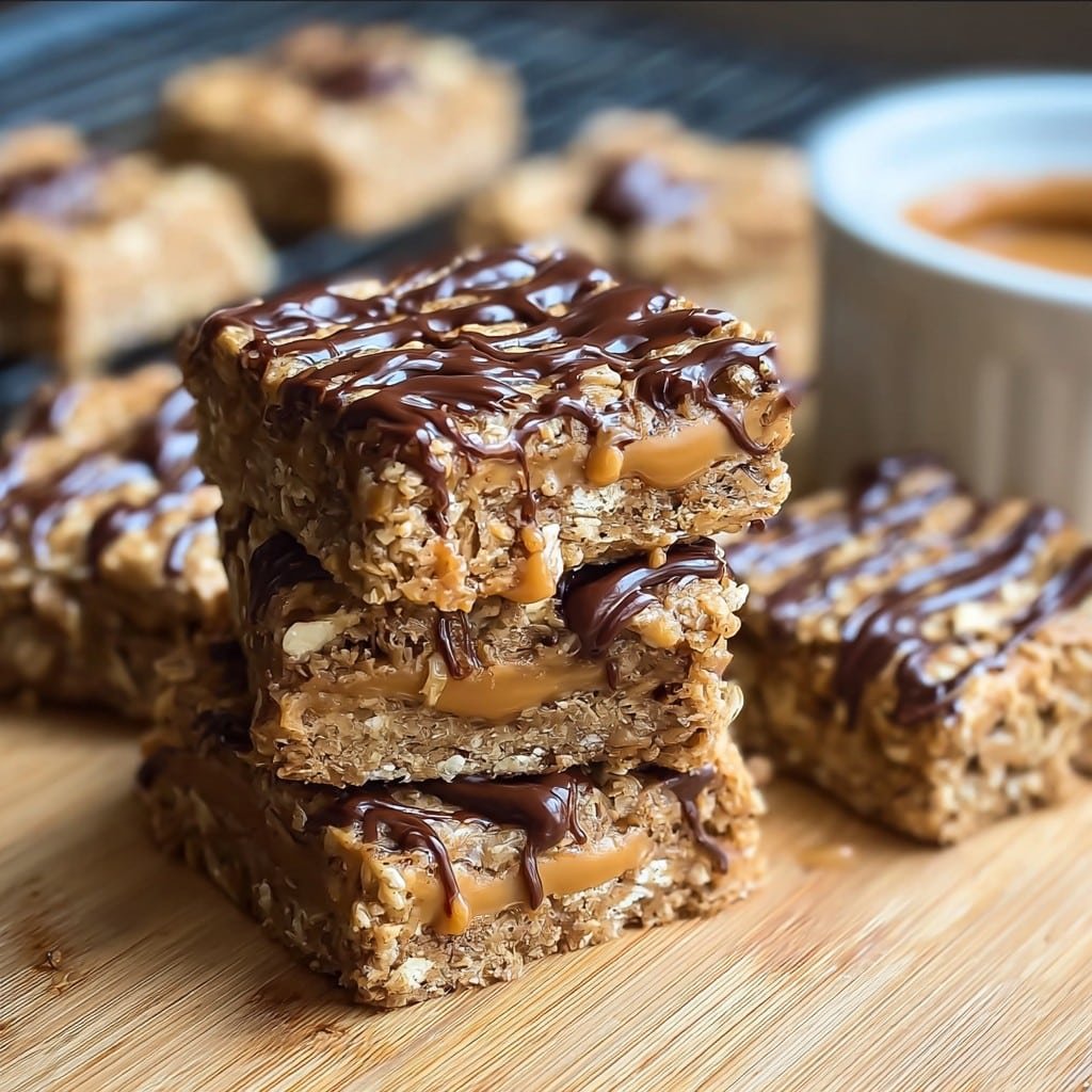 Healthy Peanut Butter Chunk Oatmeal Bars 1 Healthy Peanut Butter Chunk Oatmeal Bars