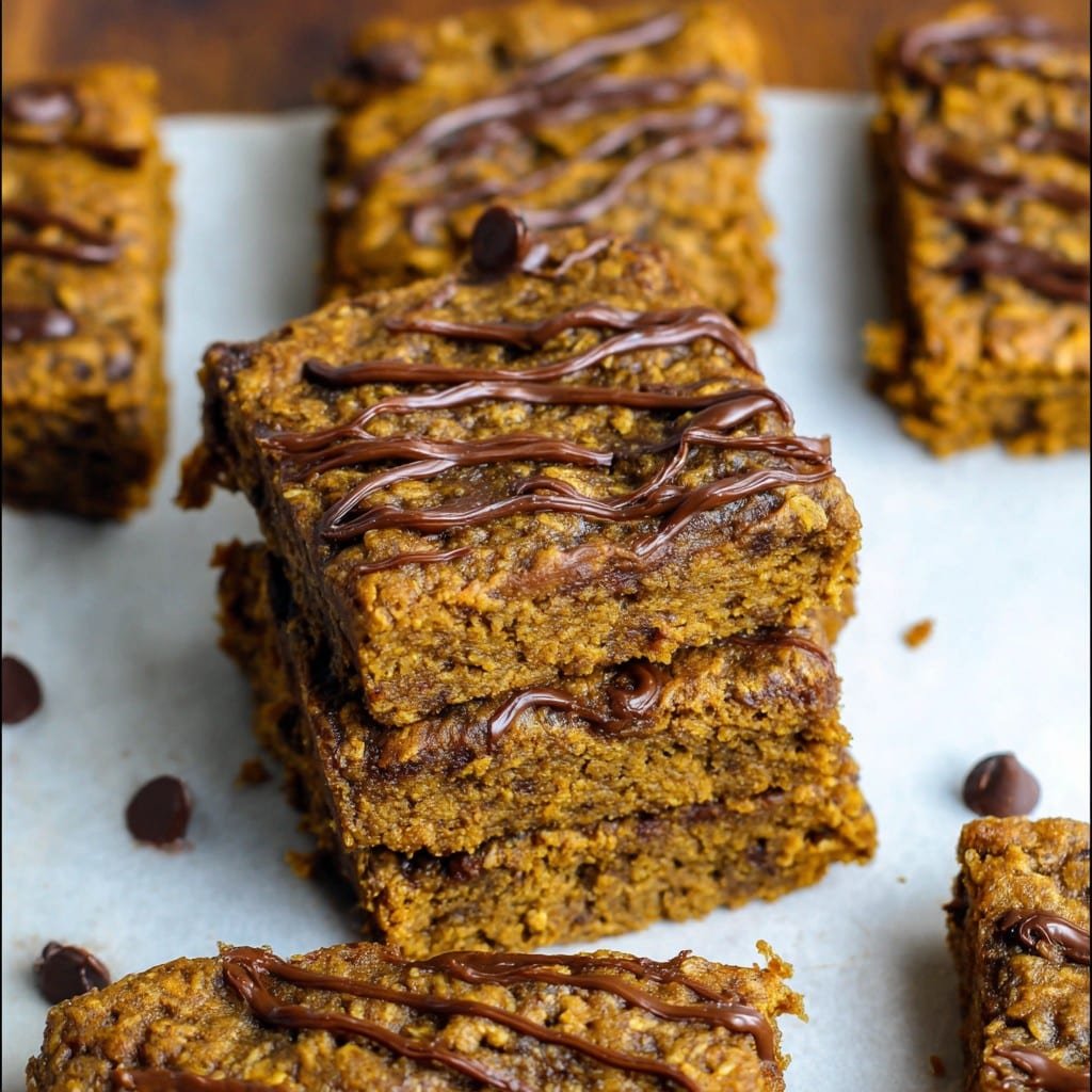 Healthy Pumpkin Oatmeal Bars 1 Healthy Pumpkin Oatmeal Bars