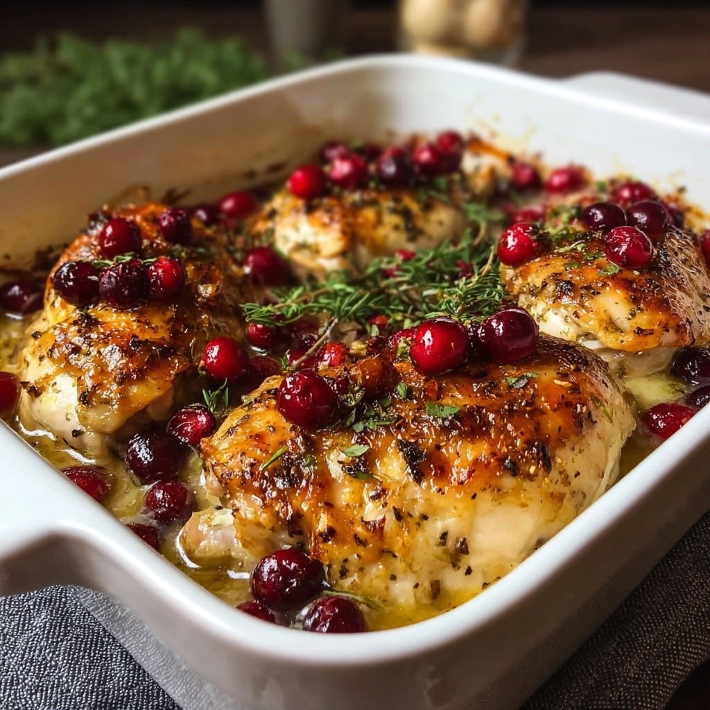 Holiday Cranberry Chicken Bake For Christmas Dinner 1 Holiday Cranberry Chicken Bake For Christmas Dinner