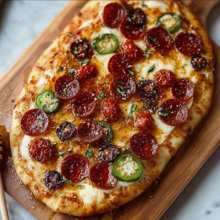Hot Honey Flatbread Pizza