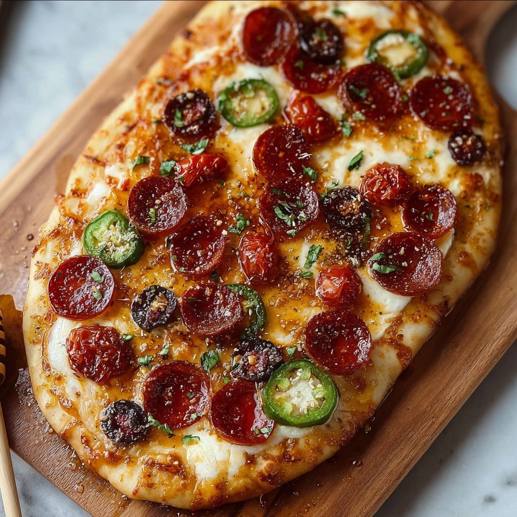 Hot Honey Flatbread Pizza