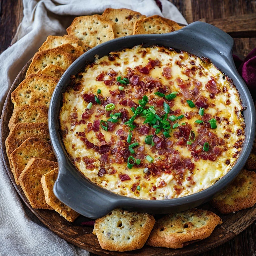Hot Smoked Gouda Bacon Dip 1 Hot Smoked Gouda Bacon Dip
