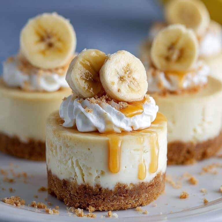 Irresistible Mini Banana Pudding Cheesecakes 8 Irresistible Mini Banana Pudding Cheesecakes