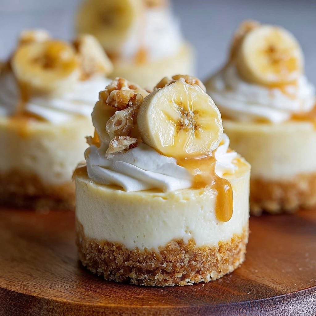 Irresistible Mini Banana Pudding Cheesecakes 1 Irresistible Mini Banana Pudding Cheesecakes