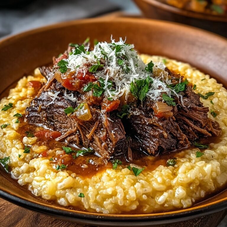 Italian Pot Roast & Parmesan Risotto