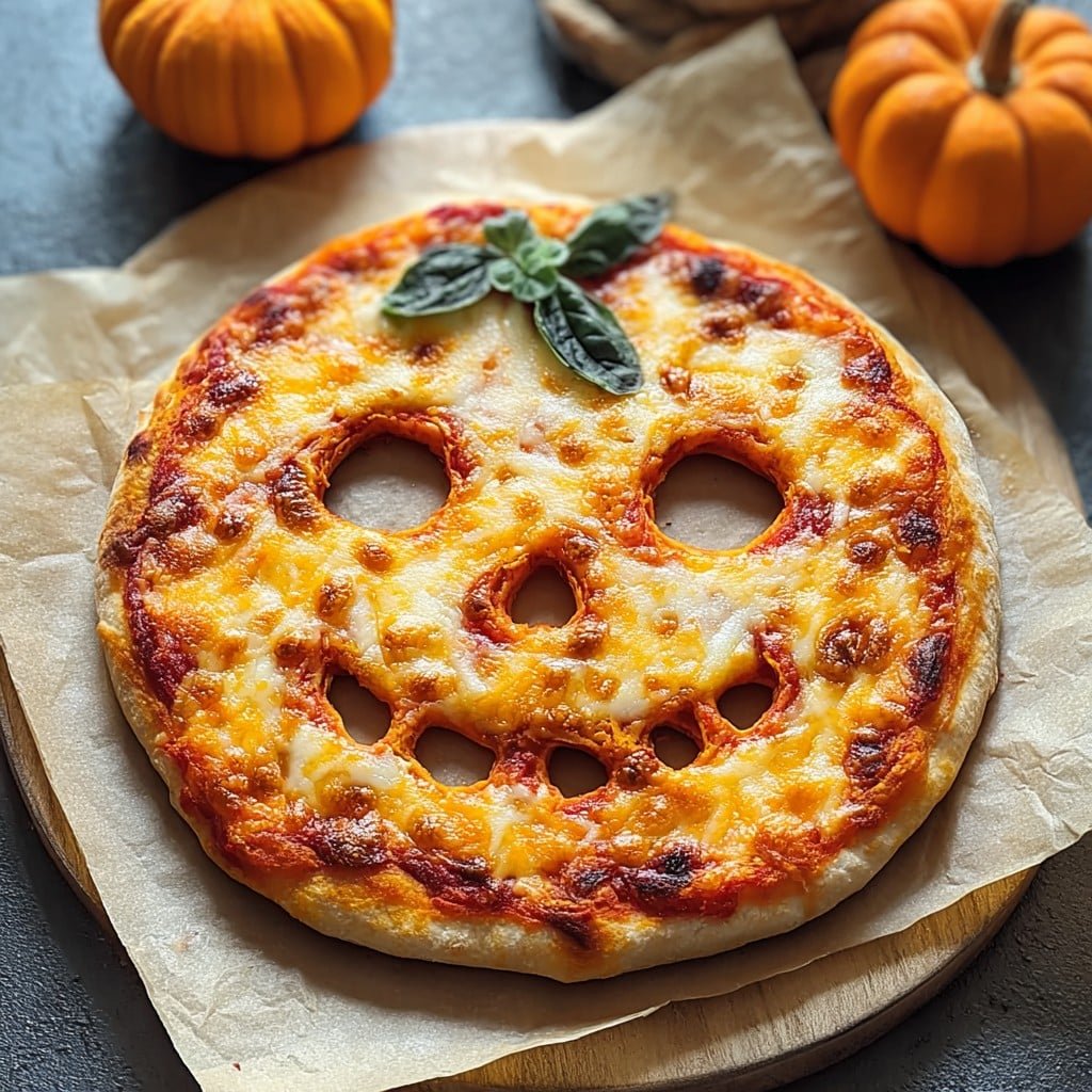 Jack-O’-Lantern Pizza Recipe for Halloween