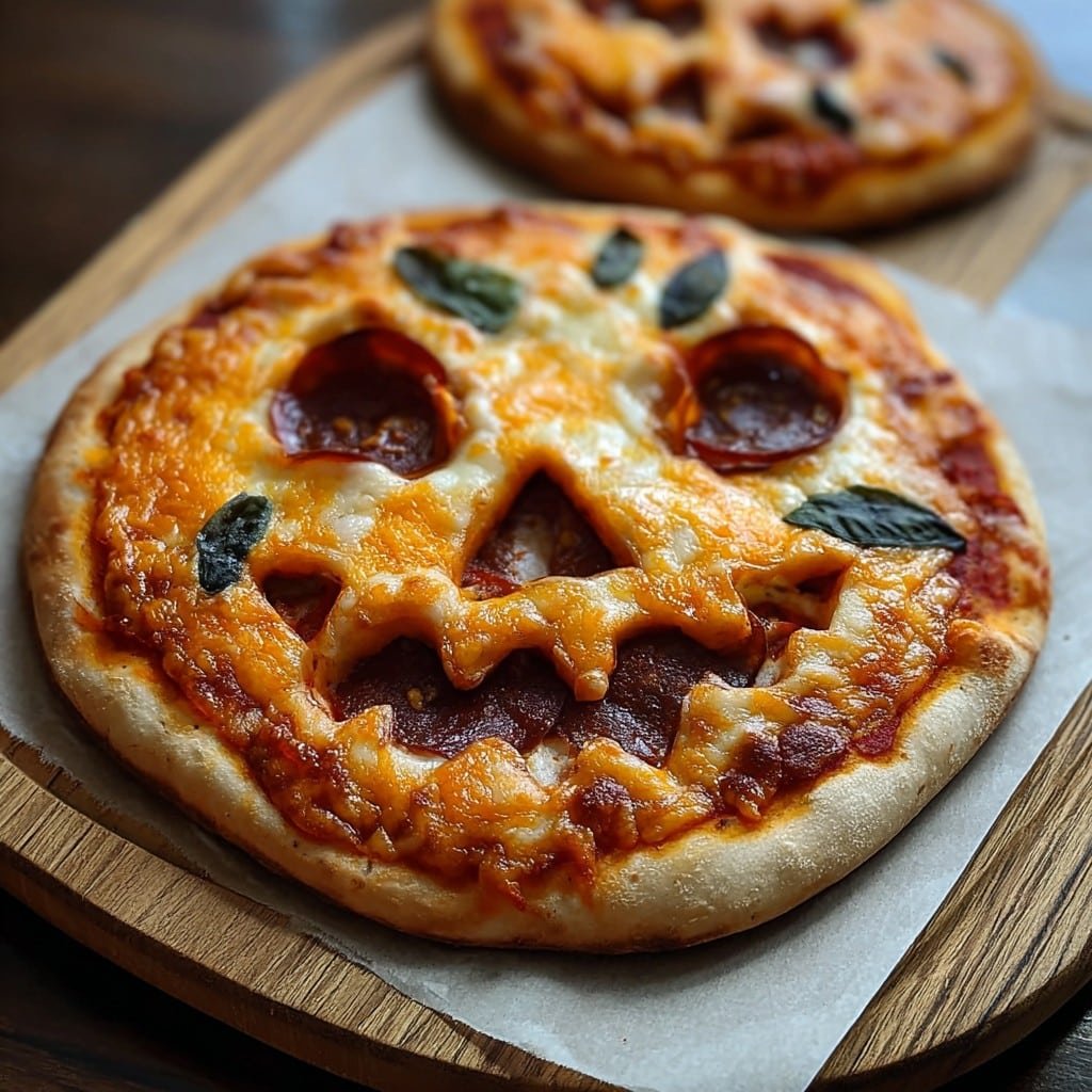 Jack-O’-Lantern Pizza Recipe for Halloween 1 Jack-O’-Lantern Pizza Recipe for Halloween