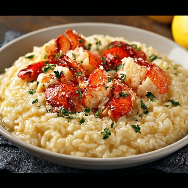 Lemon Butter Lobster Risotto