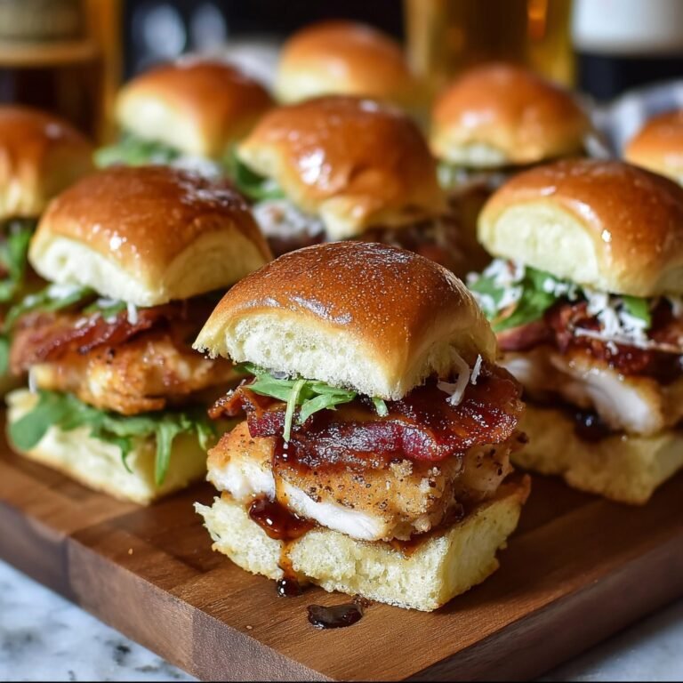 Maple Chicken Bacon Sliders