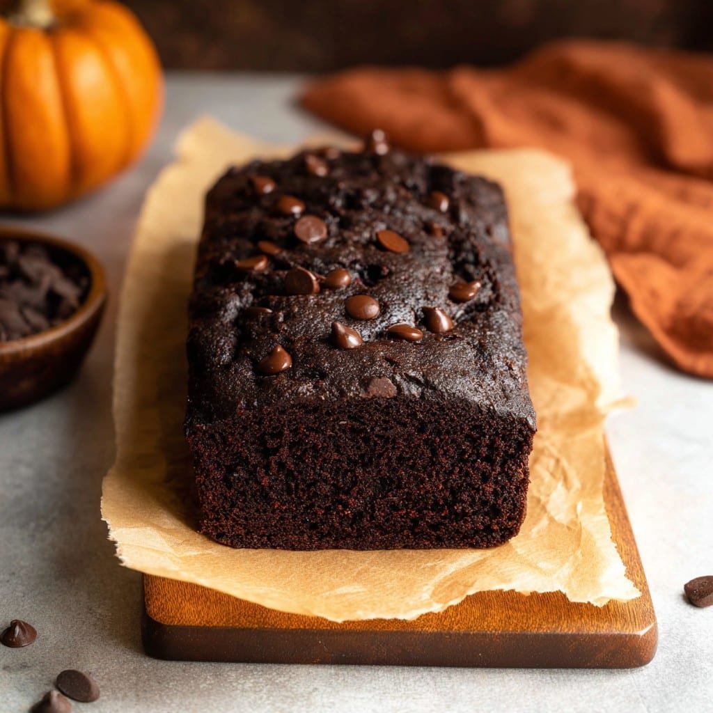 Moist Chocolate Pumpkin Bread