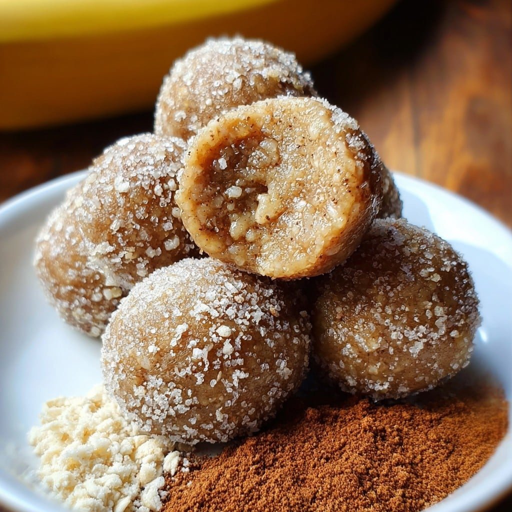 No-Bake Banana Cinnamon Energy Bites 1 No-Bake Banana Cinnamon Energy Bites
