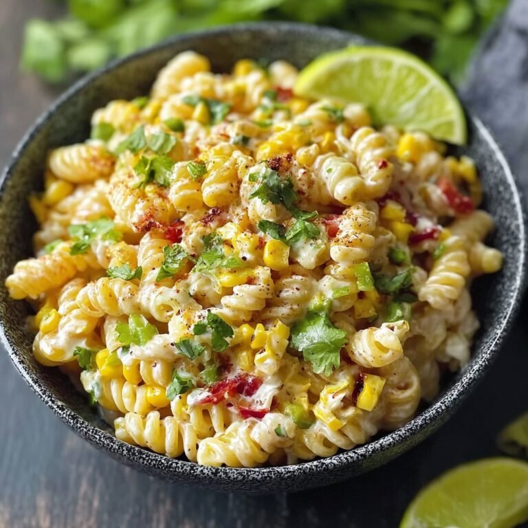 Perfect Mexican Street Corn Pasta Salad