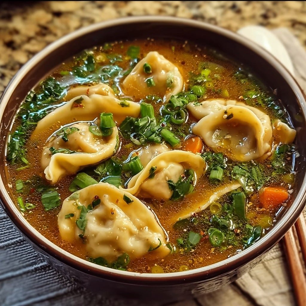 Potsticker Soup 1 Potsticker Soup