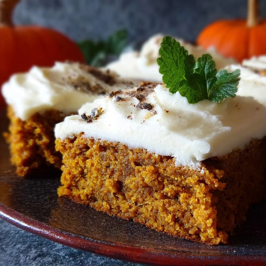 Pumpkin Bars with Cream Cheese Frosting 1 Pumpkin Bars with Cream Cheese Frosting