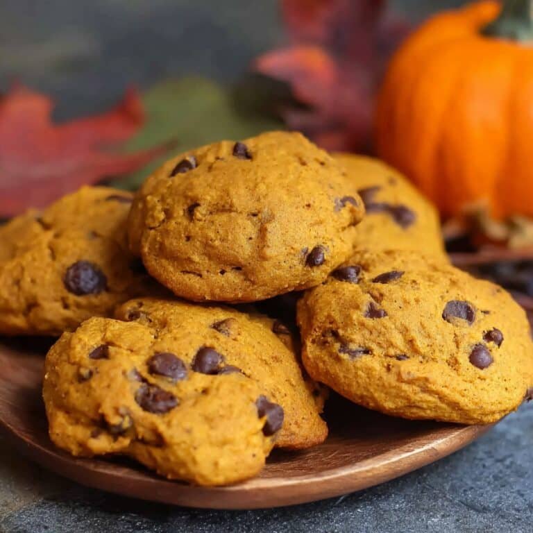 Pumpkin Chocolate Chip Cookies Easy Thanks Giving Dessert