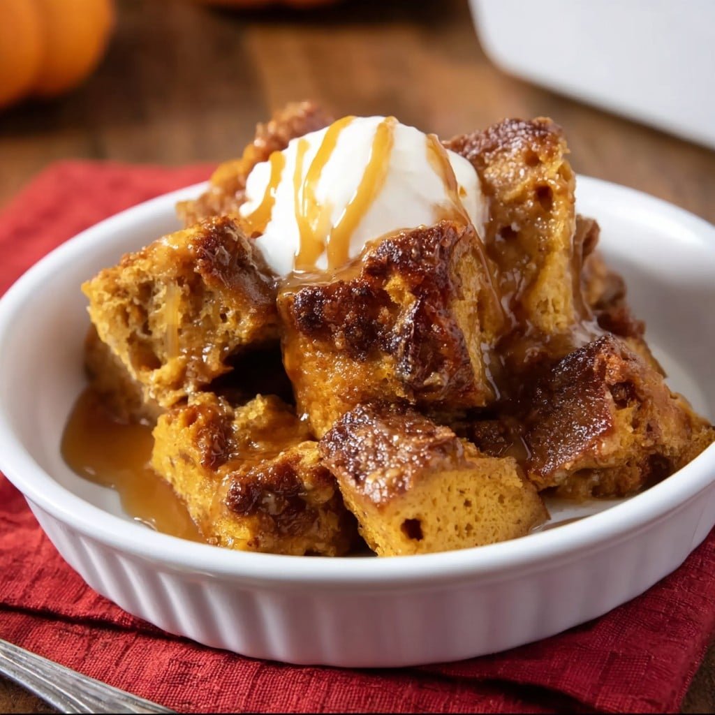 Pumpkin Pie Bread Pudding