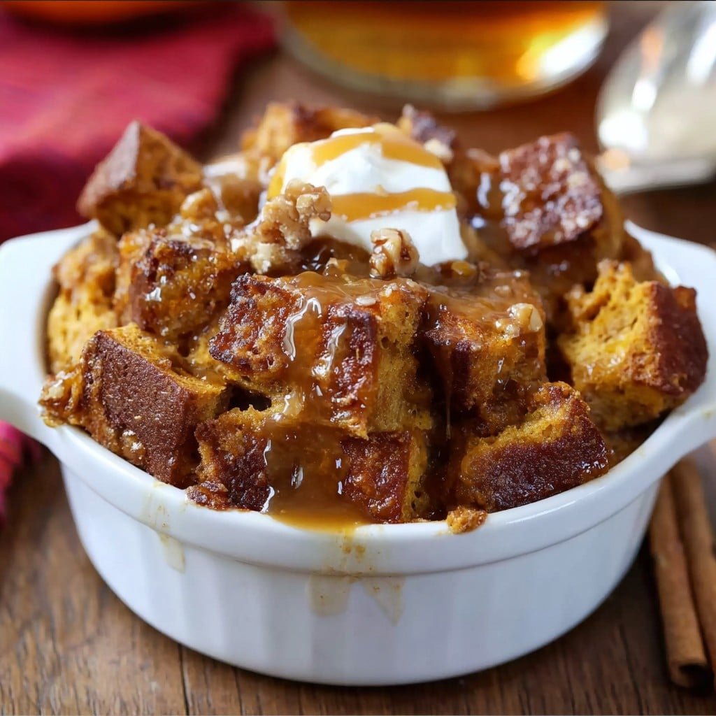 Pumpkin Pie Bread Pudding 1 Pumpkin Pie Bread Pudding