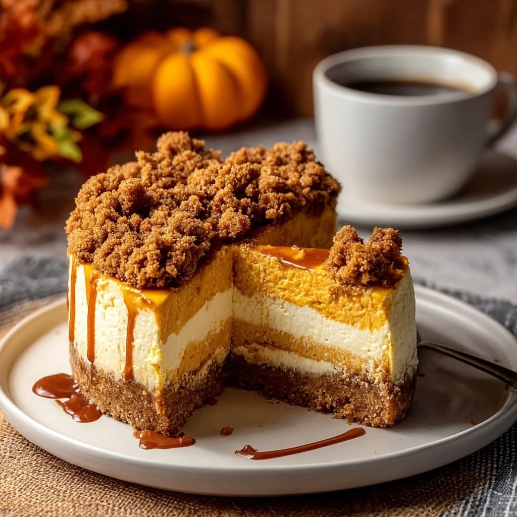 Pumpkin Streusel Cheesecake 1 Pumpkin Streusel Cheesecake
