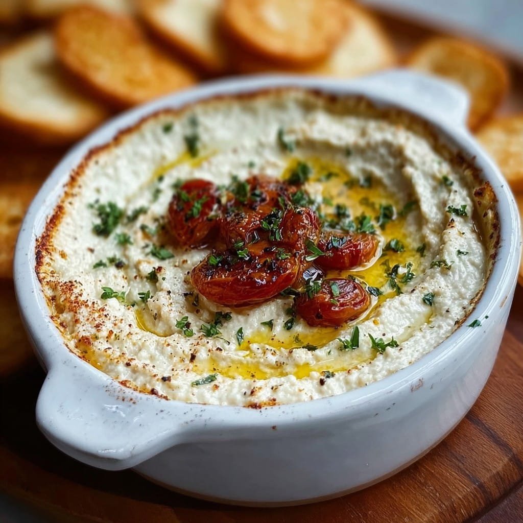 Roasted Garlic Goat Cheese Dip
