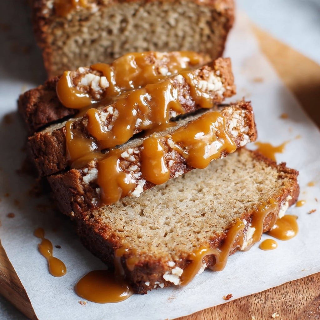 Salted Caramel Banana Bread