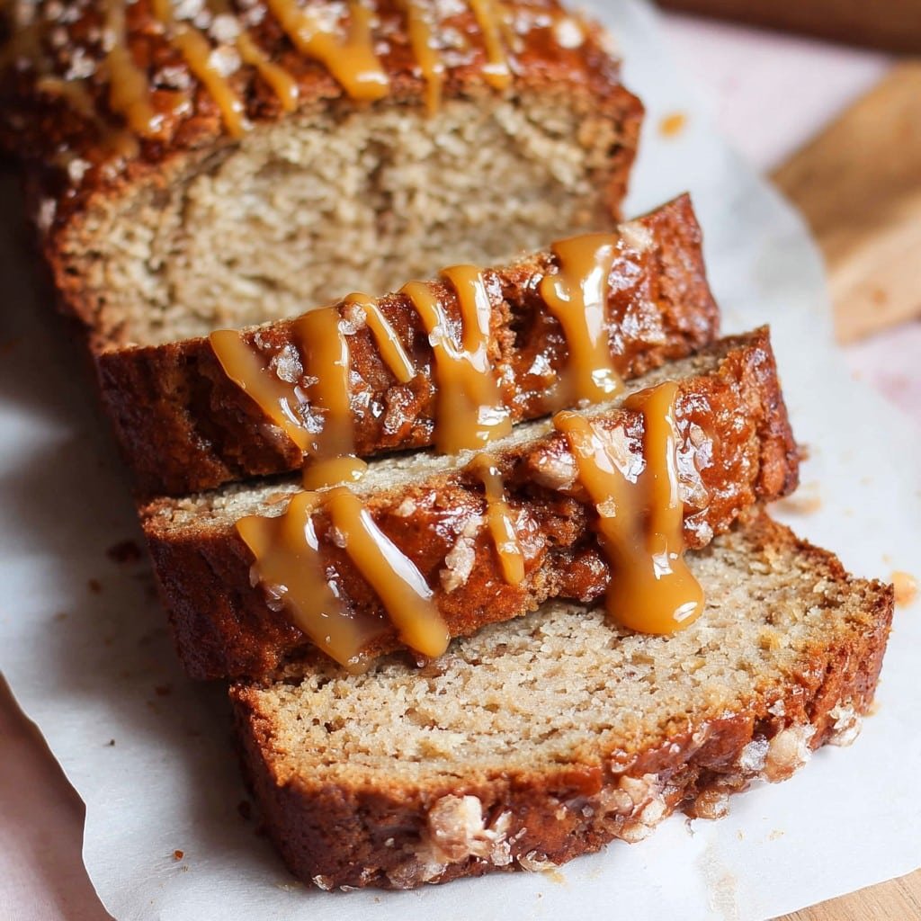 Salted Caramel Banana Bread 1 Salted Caramel Banana Bread