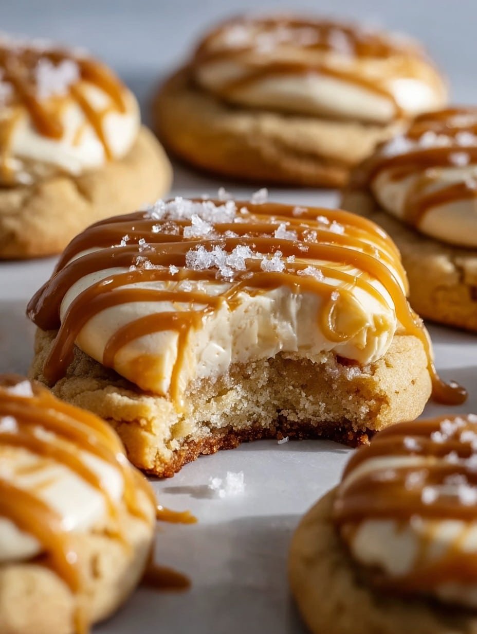 Salted Caramel Cheesecake Cookies Recipe Everyone Loves 1 Salted Caramel Cheesecake Cookies Recipe Everyone Loves