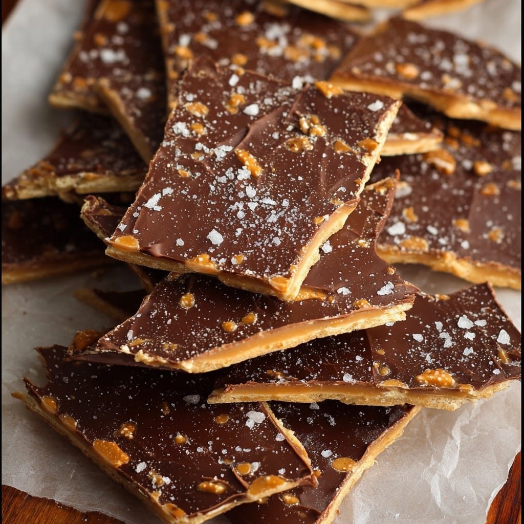 Saltine Toffee 1 Saltine Toffee