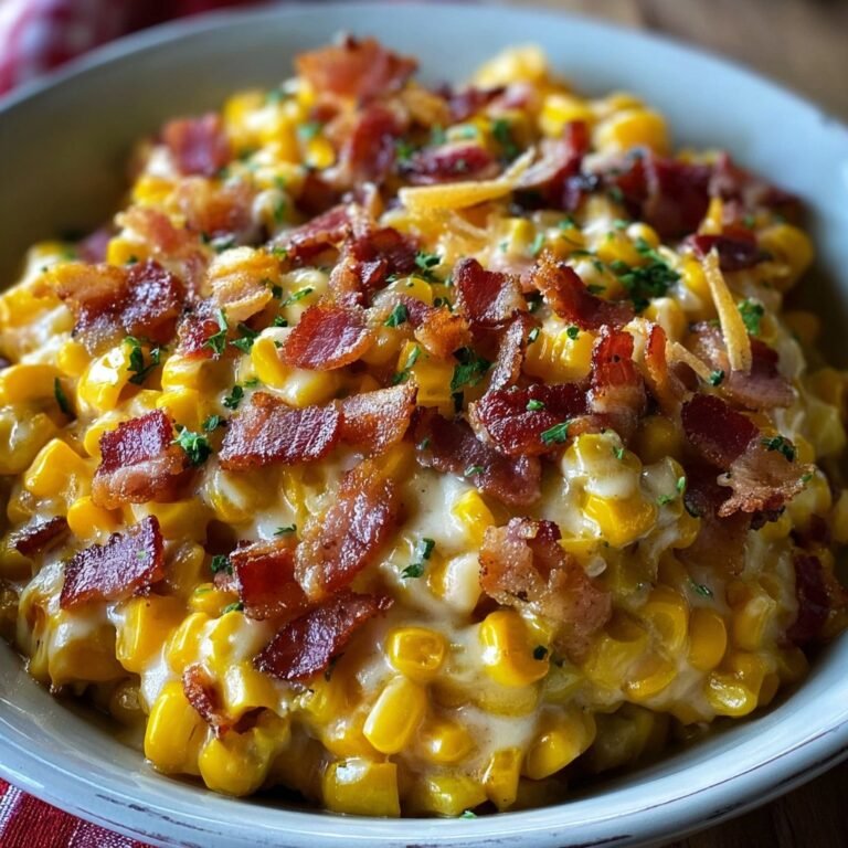 Slow Cooker Cheddar Corn with Bacon 3 Slow Cooker Cheddar Corn with Bacon