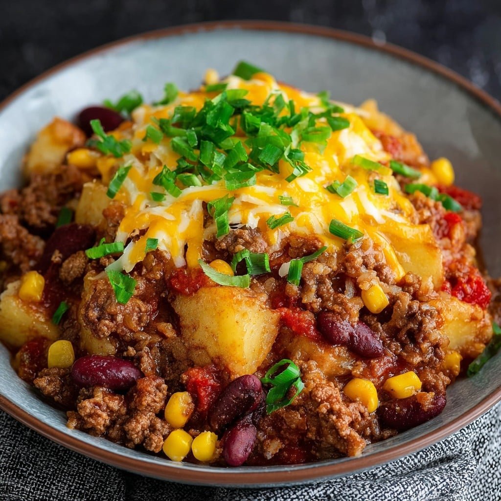 Slow Cooker Cowboy Casserole 1 Slow Cooker Cowboy Casserole