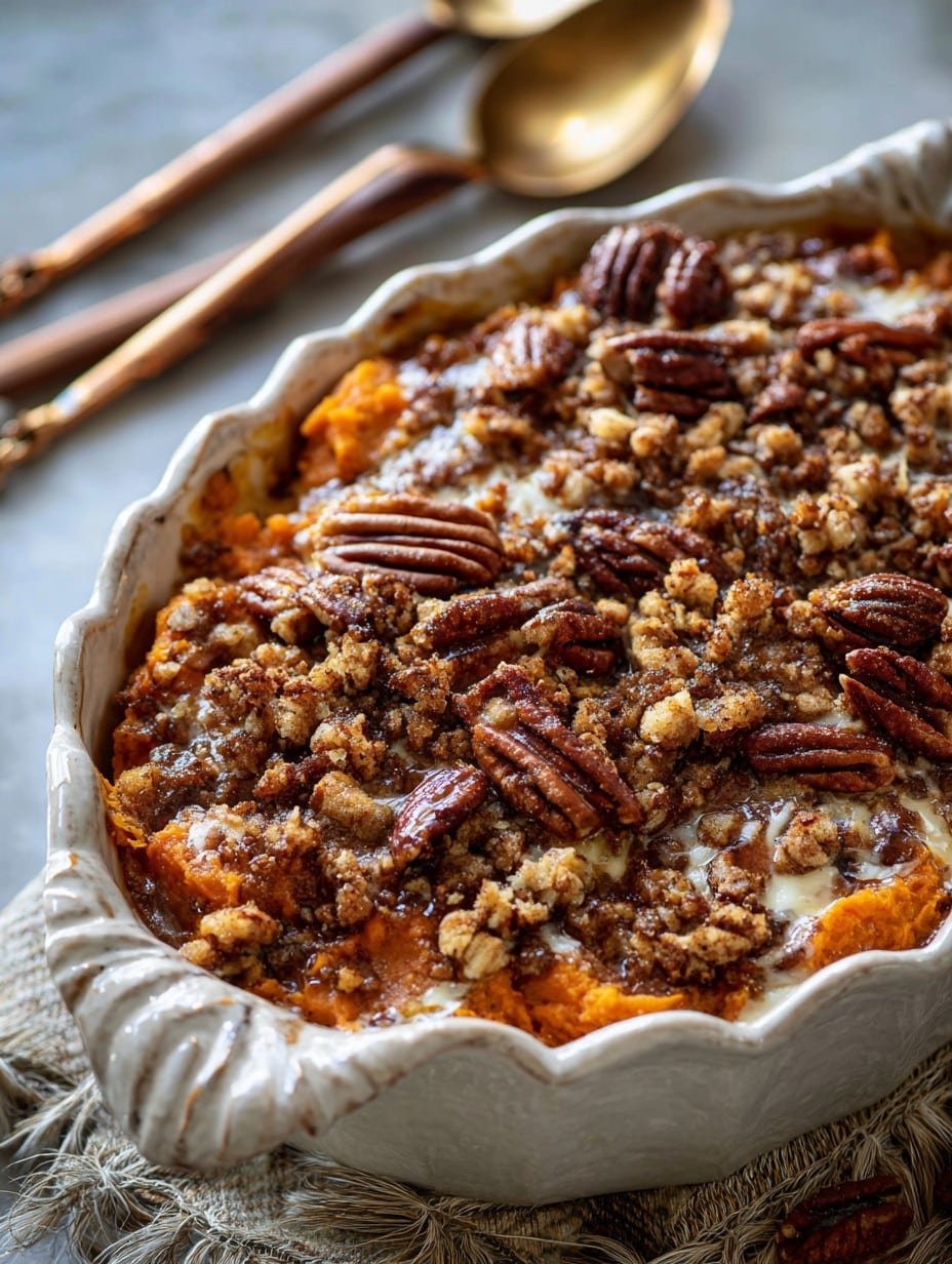 Southern Maple Sweet Potato Casserole 1 Southern Maple Sweet Potato Casserole