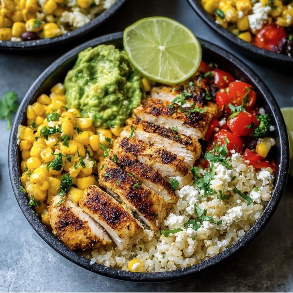 Street Corn Chicken Bowl Meal Prep 1 Street Corn Chicken Bowl Meal Prep