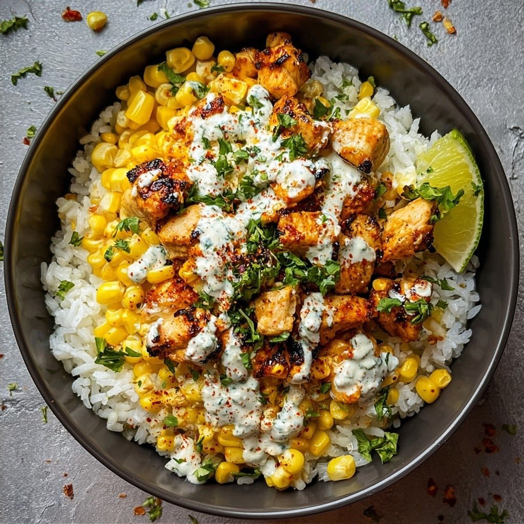 Street Corn Chicken Rice Bowl 1 Street Corn Chicken Rice Bowl