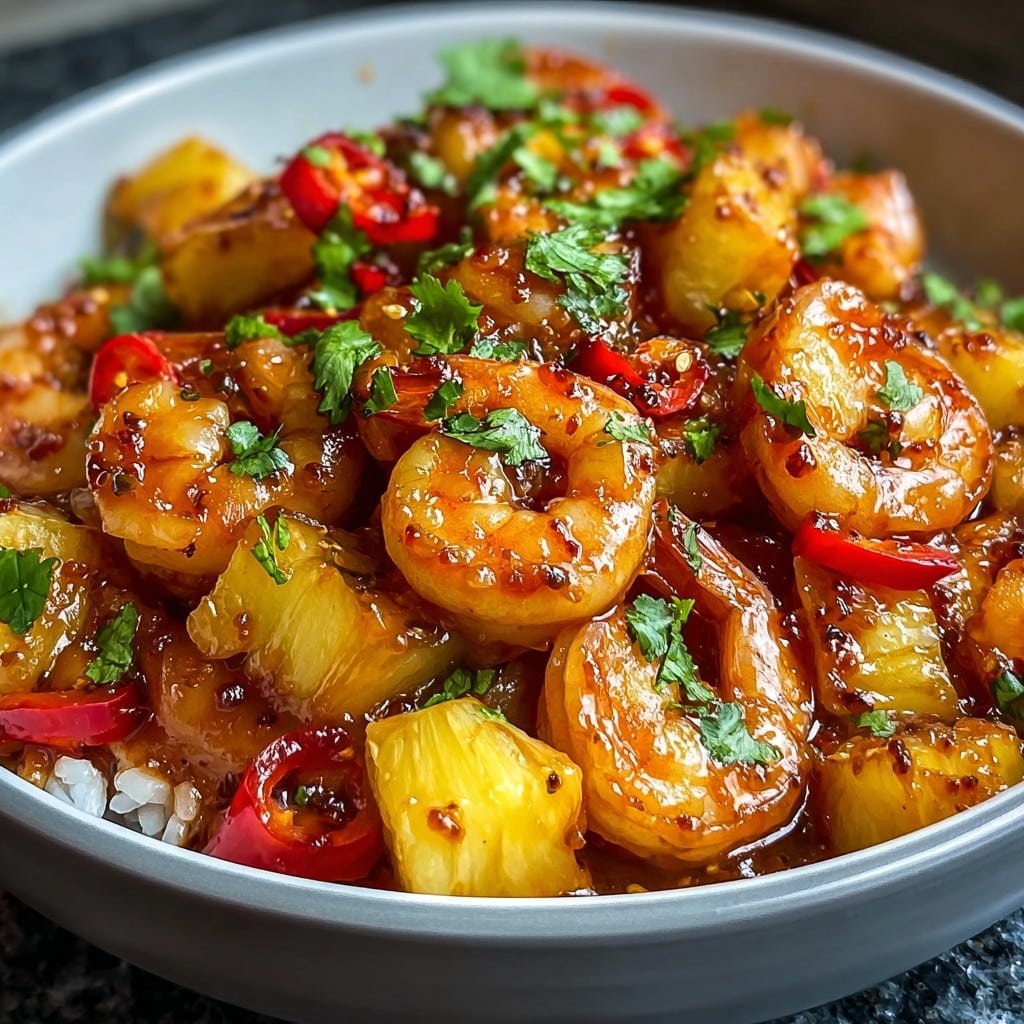 Sweet Chili Pineapple Shrimp Recipe